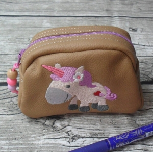 Preview: Leder hellbraun